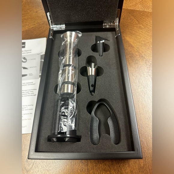 Skybar Luxury Wine Opener Set Box Foil Cutter Pourer Stopper Open Box - Picture 1 of 7